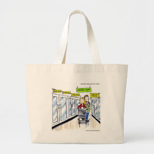 Walrus Frozen Food Section Funny Grote Tote Bag