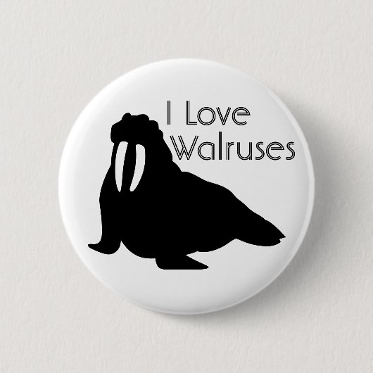 Walrus Love Button (Voorkant)