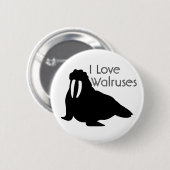 Walrus Love Button (Voorkant /achterkant)