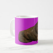 Walrus Mok op Roze (Voorkant links)