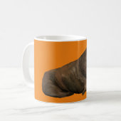 Walrus Mug - orange Koffiemok (Voorkant links)