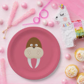 Walrus Papieren Bordje (Feest)