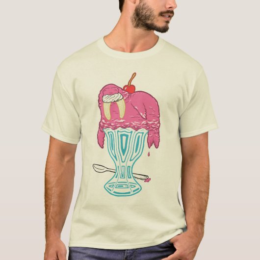 Walrus Sundae - Regelmatig Shirt (Voorkant)