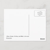 Walrus - Vier Broers Briefkaart (Achterkant)