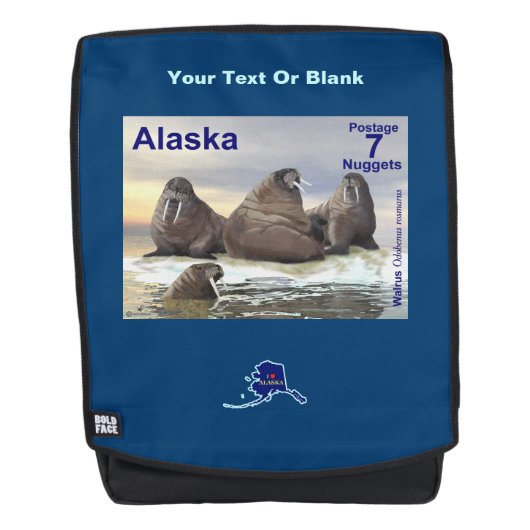 Walrus - Vier Broers Rugtassen (Voorkant)