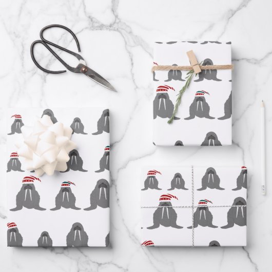 Walrus Wrapping Paper Sheets (Voorkant)