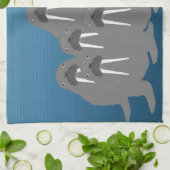 Walruses Kitchen Towel Theedoek (Gevouwen)