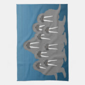 Walruses Kitchen Towel Theedoek (Verticaal)