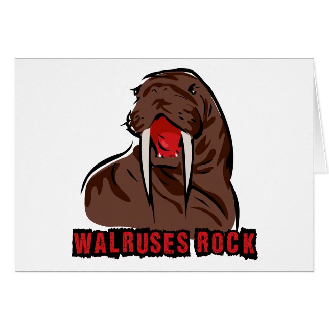 Walruses Rock (Voorkant Horizontaal)