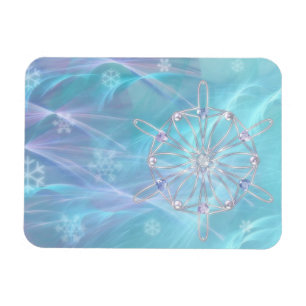 Wals van de Snowflakes Flexible Magnet Magneet