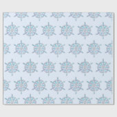 Wals van het Snowflakes-opvulpapier Cadeaupapier (Vlak)