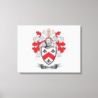 Walsh-Coat-of-Arms Canvas Afdruk