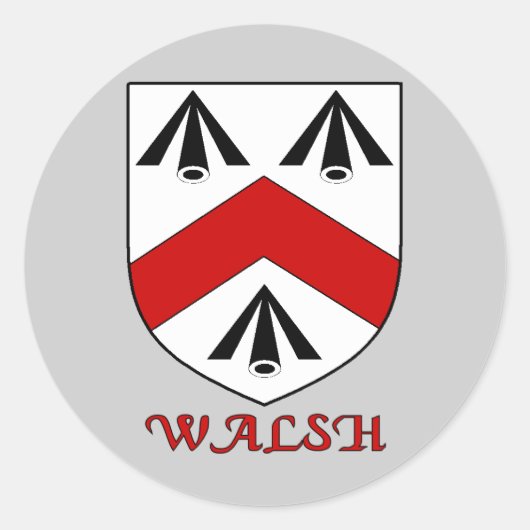 Walsh Falimy Shield Sticker (Voorkant)