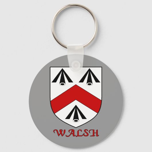 Walsh Family Shield Sleutelhanger (Voorkant)