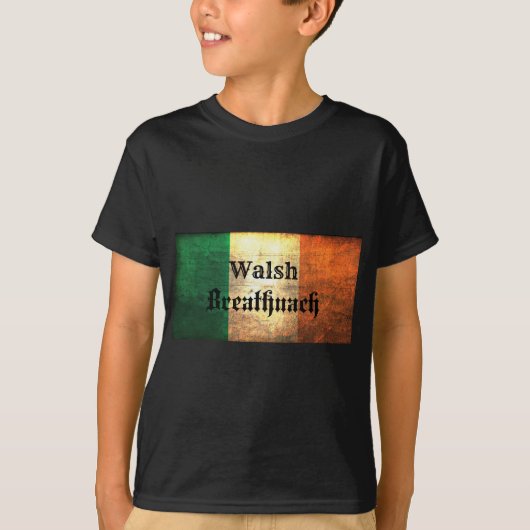 Walsh Irish Flag T-shirt (Voorkant)