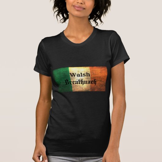 Walsh Irish Flag T-shirt (Voorkant)