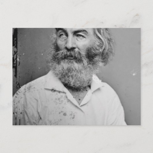 Walt Whitman Briefkaart (Voorkant)