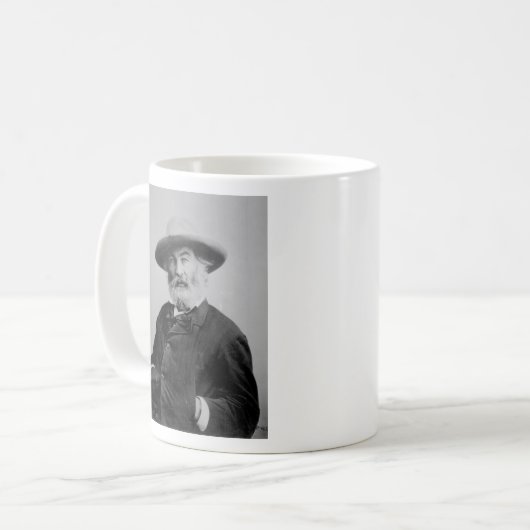 Walt Whitman Cite La Chanson De Moi-Même Café Mug (Devant gauche)