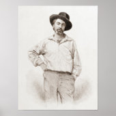 Walt Whitman Engraving Poster (Voorkant)