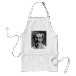 Walt Whitman "Insult the Soul" citaat - Gifts & Ka Standaard Schort