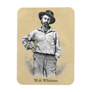 Walt Whitman Leaves of Grass Magneet