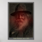 Walt Whitman - Portrait Poster (Voorkant)