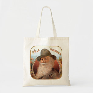 Walt Whitman portret van dichter auteur Tote Bag