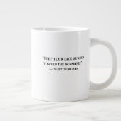 Walt Whitman Positive Quote Coffee Mug (Droite)