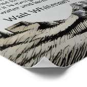 Walt Whitman Quote - De weg die we reizen Poster (Hoek)