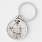 Walt Whitman-sleutelketen Sleutelhanger (Voorkant)