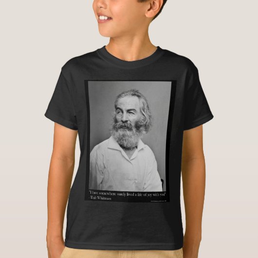 Walt Whitman sluit zich aan bij uw favoriete Mokke T-shirt (Voorkant)