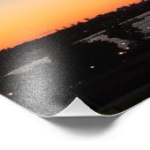 Walt Whitman Sunset Poetry Quote Foto Afdruk (Hoek)