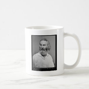 Walt Whitman Vreugde Met Jou Liefdescitaat Mokken