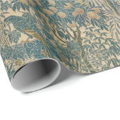 Walter Crane  Art Nouveau Macaw Pattern Cadeaupapier (Rol Hoek)