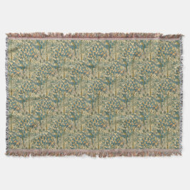 Walter Crane -  Art Nouveau Macaw Pattern Deken