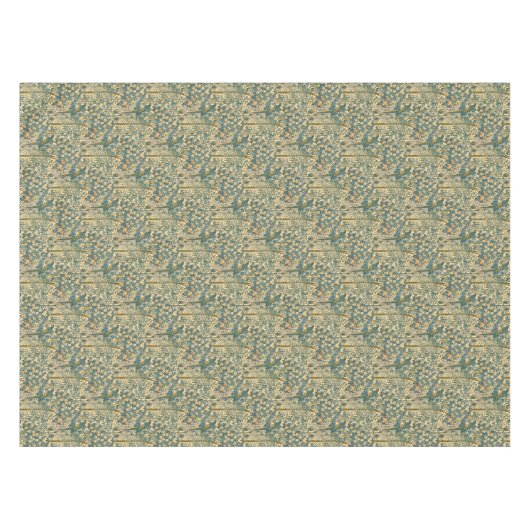 Walter Crane -  Art Nouveau Macaw Pattern Tafelkleed (Voorkant (Horizontaal))