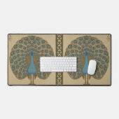 Walter Crane Blue Peacock avec sa queue écartée (Clavier et souris)