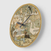 Walter Crane Boy met Animals Wall Clock Grote Klok (Hoek)
