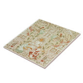 Walter Crane het huis dat Jack bouwde Tegeltje (Zijkant)