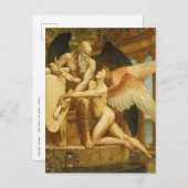 Walter Crane - Le rouleau de la carte postale du d (Devant / Derrière)