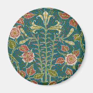 Walter Crane Oude lelie en roos bloemmotief Magneet