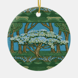 Walter Crane Oude Meiboom Bos Behangselpapier Keramisch Ornament