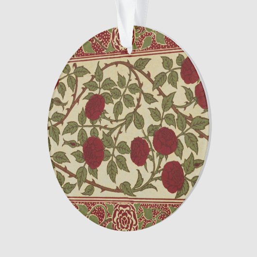 Walter Crane Red Roses with Thorned Stems (devant)