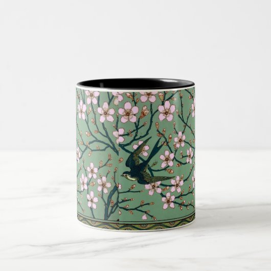 Walter Crane - Swallows and Almond Blossoms Mug (Centre)