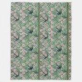 Walter Crane Swallows and Almonds Fleece Deken (Voorkant)