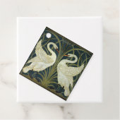 Walter Crane Swan & Rush and Iris Victorian Bedankjes Labels (In situ)