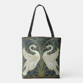 Walter Crane Swan & Rush and Iris Victorian  Draagtas (Achterkant)