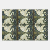 Walter Crane Swan & Rush and Iris Victorian  Inpakpapier Vel (Voorkant)