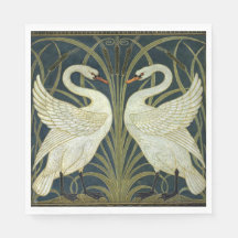 Walter Crane Swan & Rush and Iris Victorian 