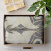 Walter Crane Swan, Rush en Iris Art Nouveau Tissuepapier (Geschenk)